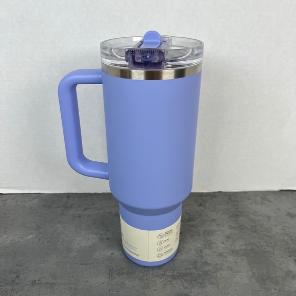 NEW Stanley Quencher Tumbler 40oz Hydrangea Purple Insulated Cup Handle & Straw - Picture 5 of 14